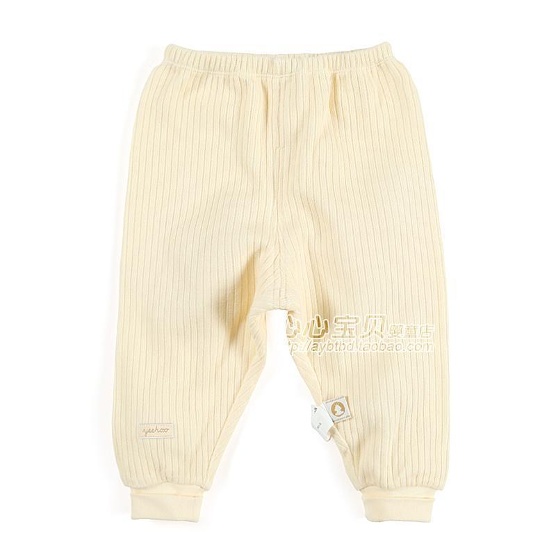 2012 autumn and winter 100% cotton sanded baby underwear ny612-45-4 baby trousers