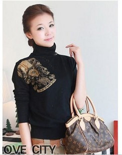 2012 autumn and winter all-match women's boutique sweater basic shirt