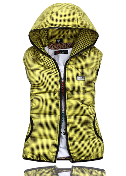 2012 autumn and winter down cotton vest fashion hooded vest Women women's kaross vest