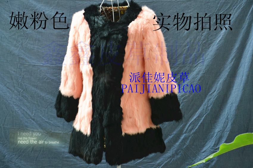 2012 autumn and winter female fur coat rabbit fur star vest outerwear