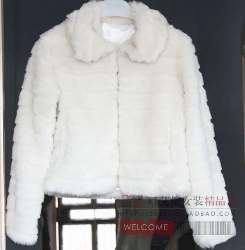 2012 autumn and winter fur mink hair outerwear long short design long-sleeve slim elegant clothing