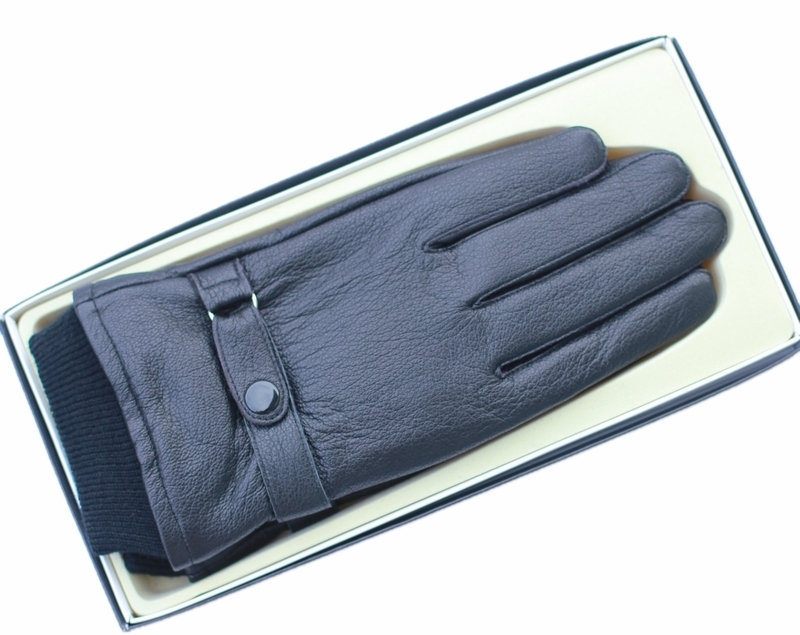 2012 autumn and winter genuine leather gloves men's plus cotton thickening sheepskin thermal gloves