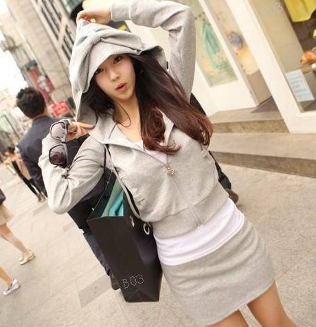 2012 autumn and winter long-sleeve outerwear vest short skirt casual sports three piece set 10 shop