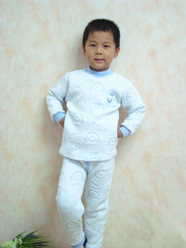 2012 autumn and winter male child female child long johns child clothes male child female child long johns set 100% cotton set