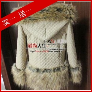 2012 autumn and winter new arrival PU outerwear jacket short design slim women's leather clothing faux with a hood