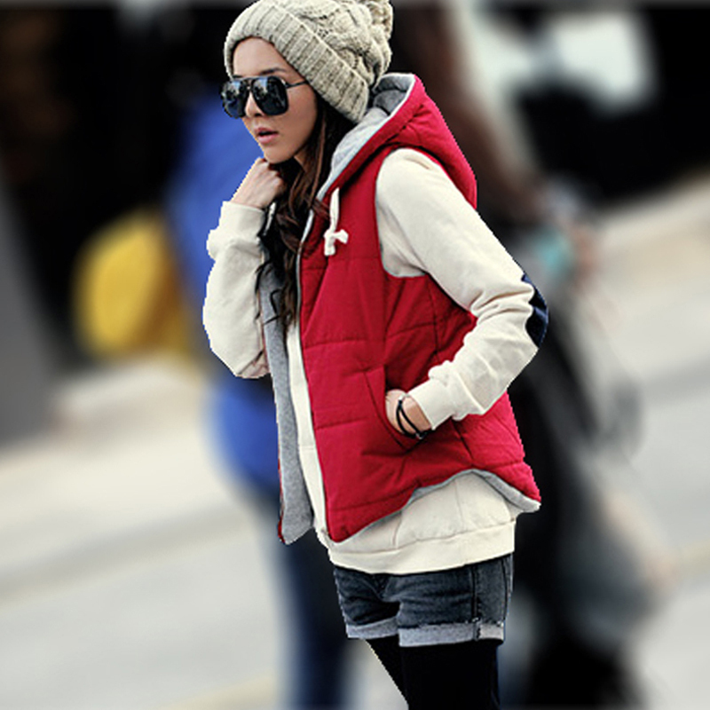 2012 autumn and winter plus size clothing winter plus size with a hood wadded jacket thickening outerwear short design wadded