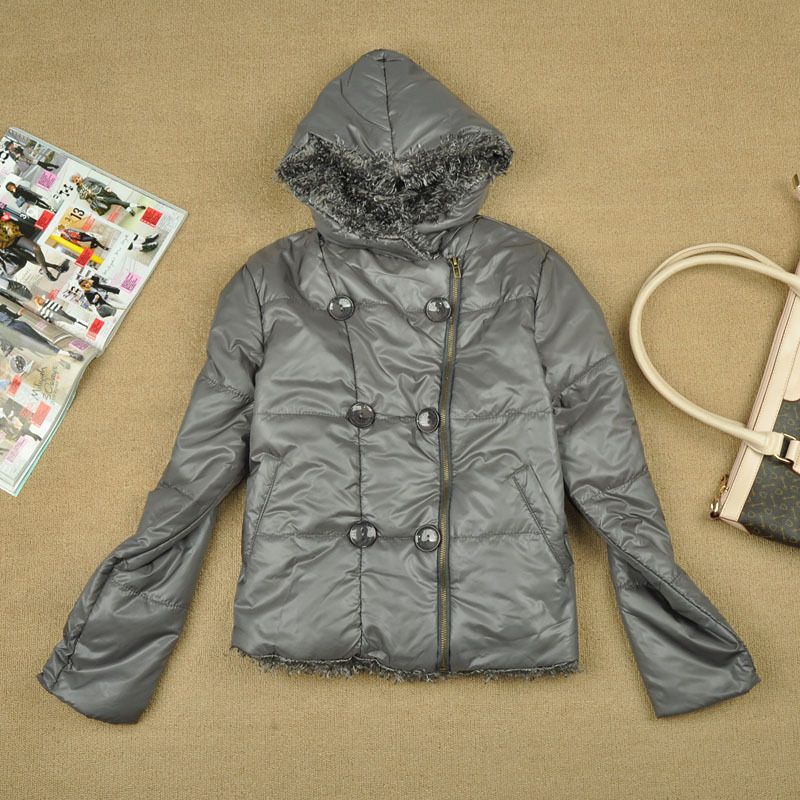 2012 autumn and winter Women long-sleeve wadded jacket cotton-padded jacket outerwear plus size 4k55w (WC001)