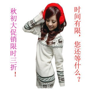 2012 autumn and winter women sweet slim onta sweater outerwear