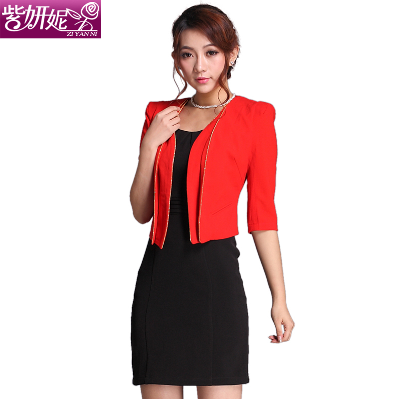 2012 autumn female work wear women's fashion outerwear suit 8003