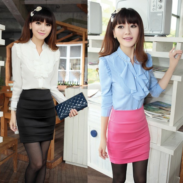 2012 autumn high quality OL outfit elegant skirt career dress set formal women's work wear