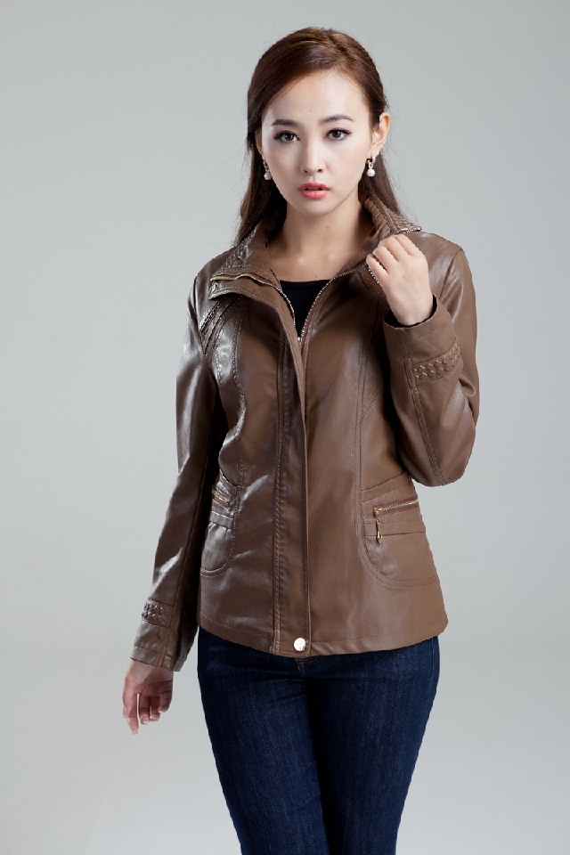 2012 autumn leather clothing female slim genuine leather sheepskin outerwear plus size 5xl new arrival