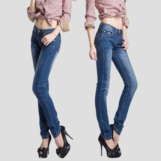 2012 autumn miss sweet slim wearing white jeans female skinny pants pencil pants trousers 2166