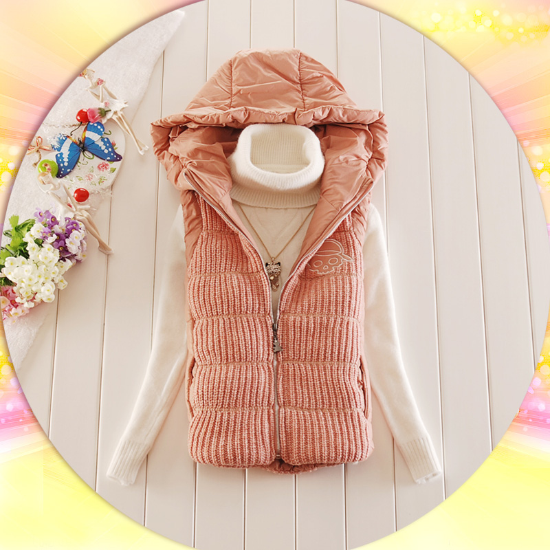 2012 autumn new arrival vest women's autumn and winter fashion vest Women yarn vest