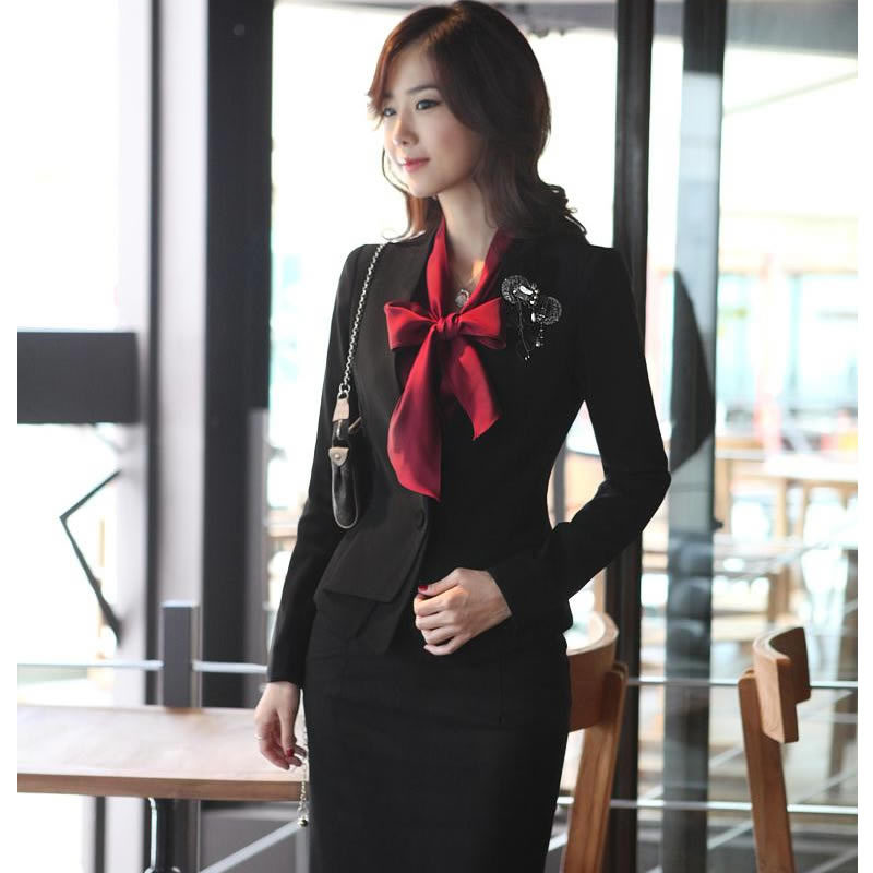 2012 autumn ol work wear set piece set women's fashion work wear professional skirt tooling