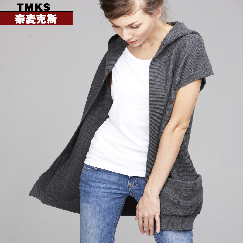 2012 autumn outerwear female medium-long sweater female cardigan