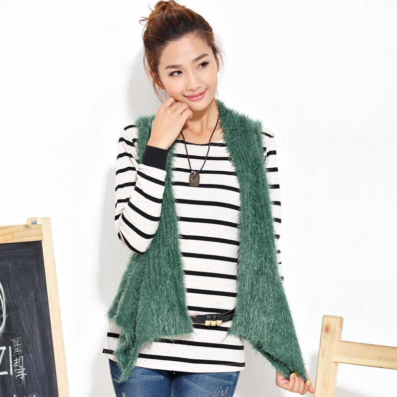 2012 autumn plus size cardigan all-match women's cardigan female sleeveless sweater female outerwear cardigan vest