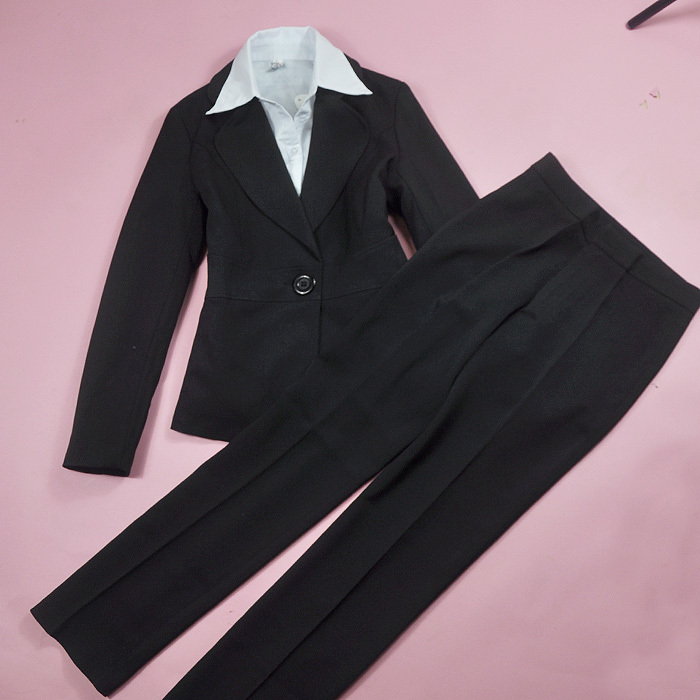 2012 autumn professional set  professional skirt work wear set female (contains three piece: suit, shirt, trousers)