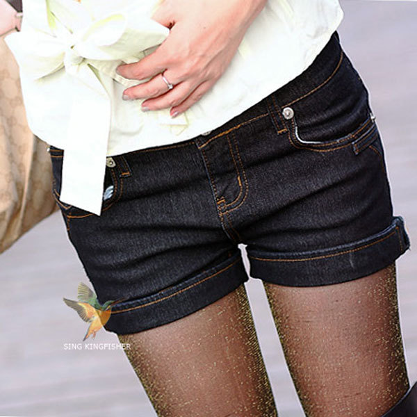 2012 autumn shorts women's casual pants slim shorts jeans denim women's trousers