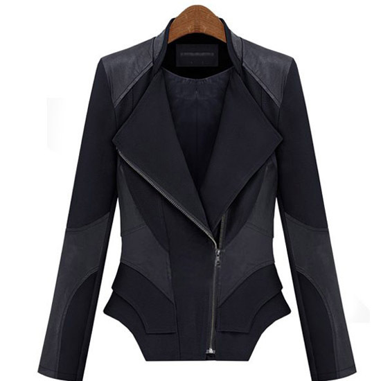 2012 autumn spring new Street Fashion Slim PU jacket Wome PU leather Coat NW059 FREE Shipping