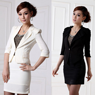 2012 autumn tooling women's work wear blazer set formal work wear ol skirt