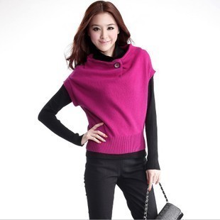 2012 autumn twinset sweater outerwear women's vintage sweater batwing sleeve winter plus size loose