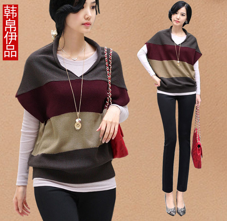 2012 autumn women's knitted batwing shirt trend plus size outerwear autumn Women new arrival trend