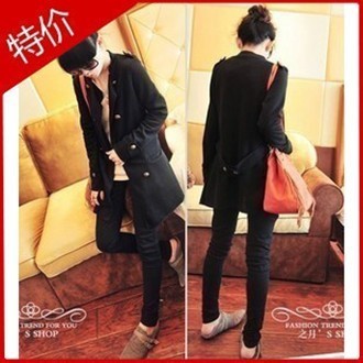 2012 autumn women's plus size stand collar double breasted slim long-sleeve cardigan trench outerwear