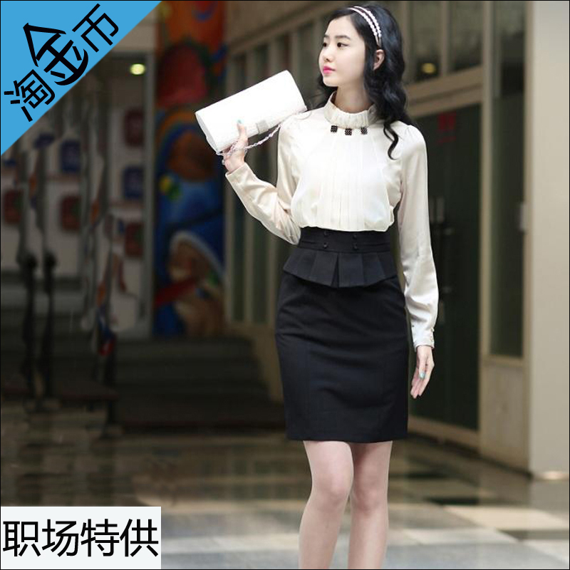 2012 autumn women's professional set professional women's fashion ol professional skirt work wear