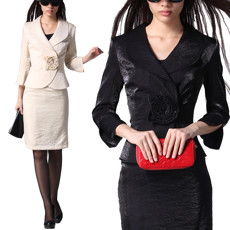 2012 autumn work wear skirt suit women's formal ol set women's formal professional set