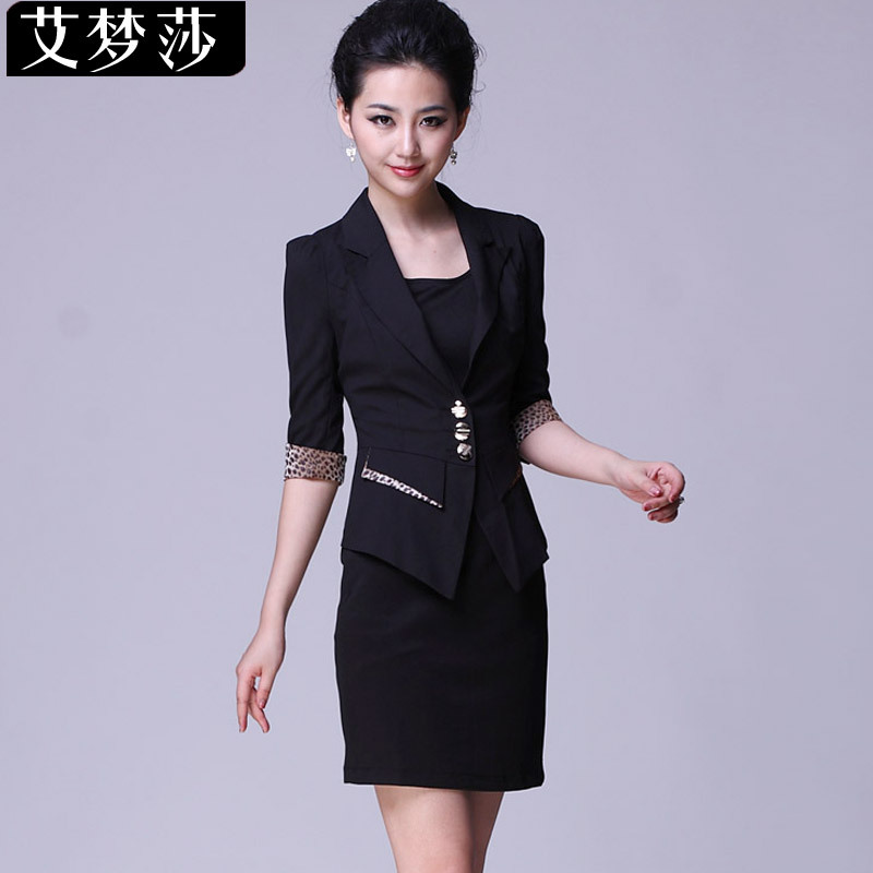 2012 autumn work wear women's set one-piece dress skirt female formal fashion dresses