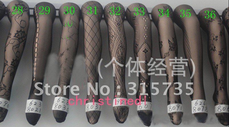 2012 Best Selling Sexy Pantynose Jacquard Stockings  Mixed sale Free shipping