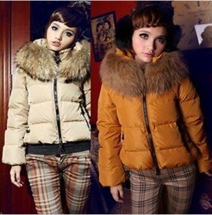 2012 Big fur Collar thick down jacket fashion Winter coat/Women Coat/Coats/Down Coat/Jacket/Jackets Women/Women Clothing