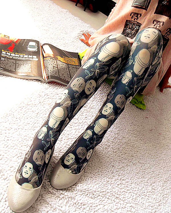 2012 black sexy retro silk  stockings/ personality leddings/nylon stockings