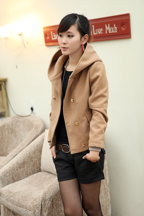 2012 body shaping short design outerwear casual clothing gentlewomen overcoat ,ladies outwear,womens jacket,free shipping