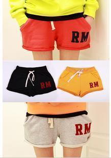 2012 ! brief letter roll-up hem sports shorts 4