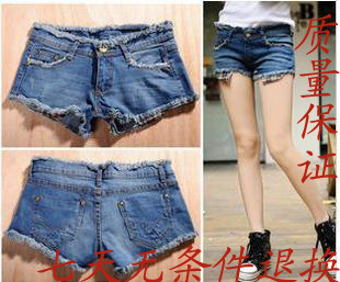 2012 casual long summer jeans moben slim check pocket shorts pants