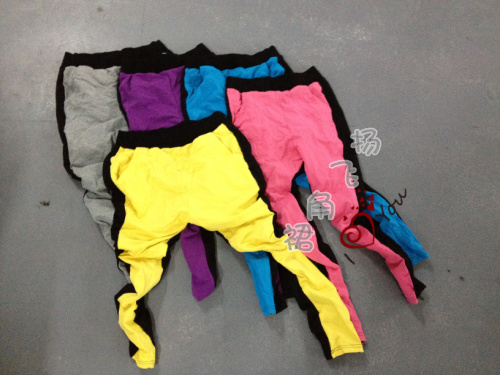 2012 chanthu chromophous 100% all-match cotton elastic legging genuine leather trousers