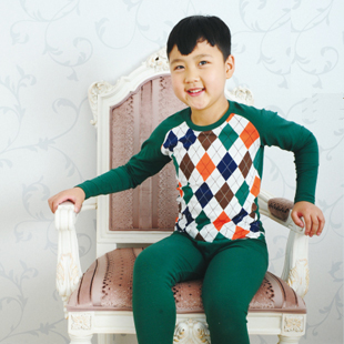 2012 children's clothing autumn set child 100% cotton long-sleeve long johns long johns male child lounge sleepwear