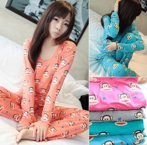 2012 comfortable cartoon sleepwear set at home service set