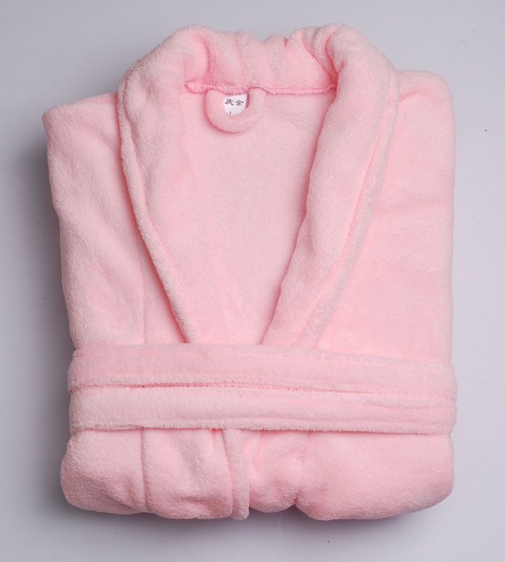 2012 coral fleece sleepwear lovers women's coral fleece robe female sleepwear thickening