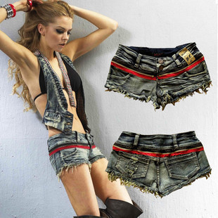 2012 denim shorts female denim shorts hole j3008