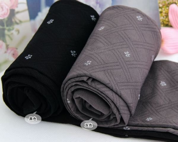 2012 Fall New ! (Min.order 15$ mix) 180D Snow & Check tights pantyhose gift for women with elegant packing Tights pantyhose