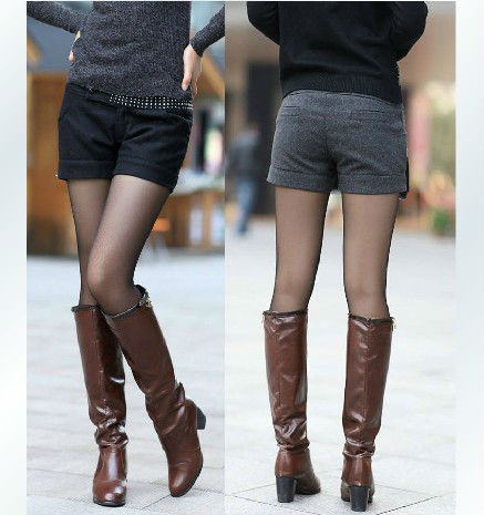 2012 Fashion Korean Shorts Ladies pants,Fashion Slim woolen short trousers for women free shipping LJ317