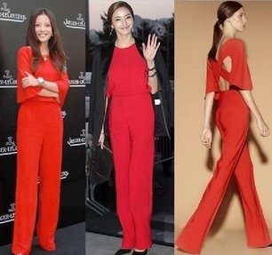 2012  Fashion Paris Famous star favorite backless cross belt Jumpsuits Long Pants High Quality Free Shipping S/M/L WD28