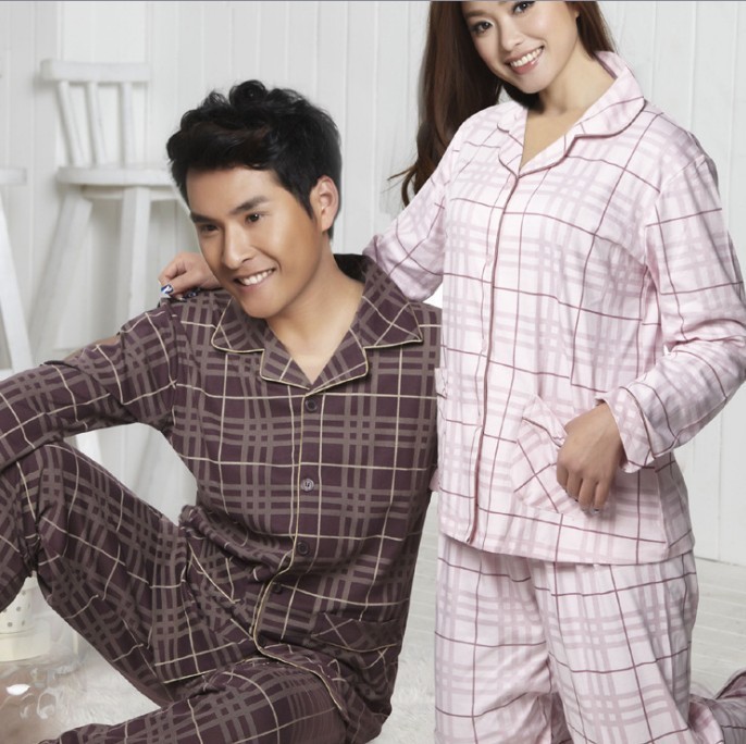 2012 fashion plaid lovers lounge set 2 118