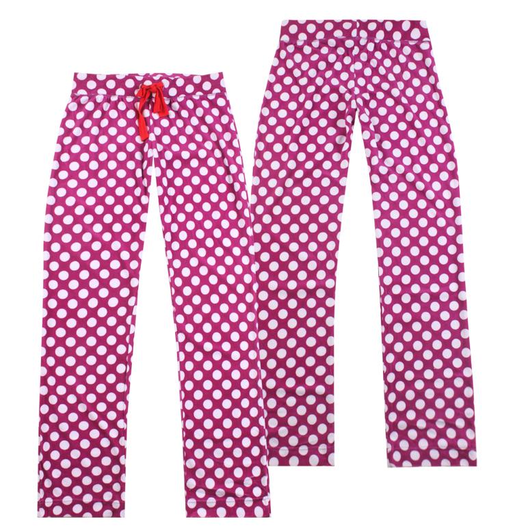 2012 fashion single comfortable female polar fleece fabric lounge pants