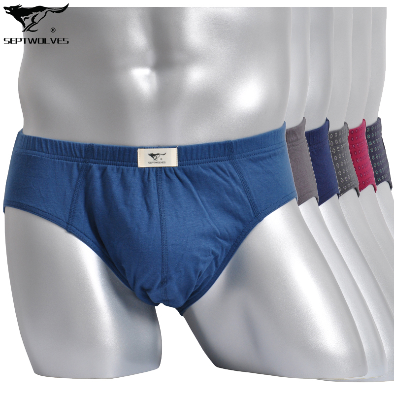 2012 fashion solid color panties male trigonometric panties 100% cotton  soft and comfortable men panties, free shipping