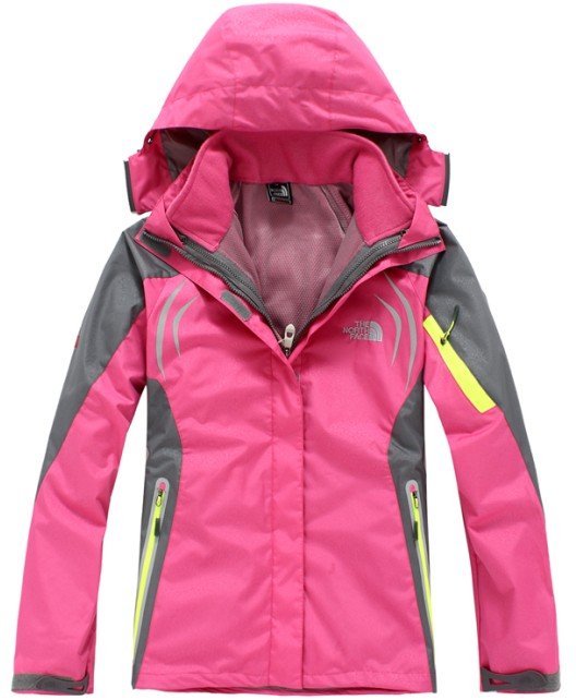 2012 Fashion  Women's   Outdoor Waterproof  Jacket  2in1 Jacket   Coat  /7Color   For  Spring  and  Autumn  and  Winter  season