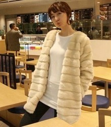 2012 faux outerwear medium-long long-sleeve cardigan overcoat female