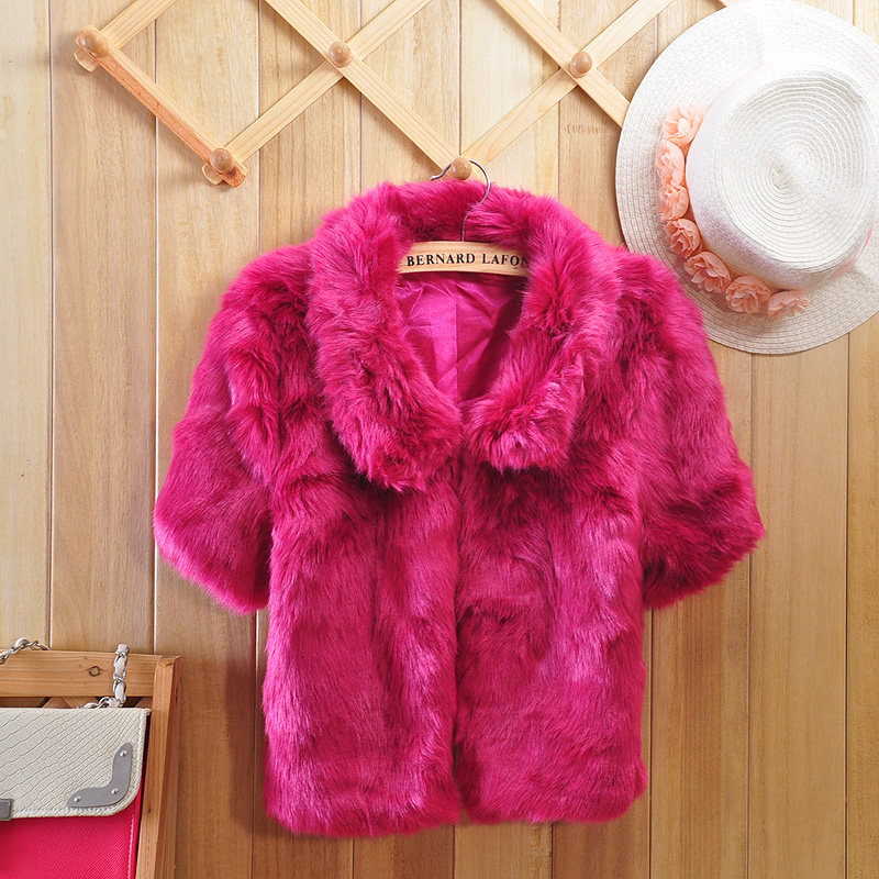 2012 female imitation mink fur coat rabbit fur short design slim cape